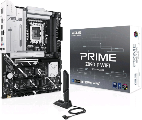 ASUS PRIME Z890-P WI-FI 7 INTEL Z890 ATX - 4 x DDR5 4 x M.2 4 x SATA III SOKET 1851 HDMI/DISPLAYPORT